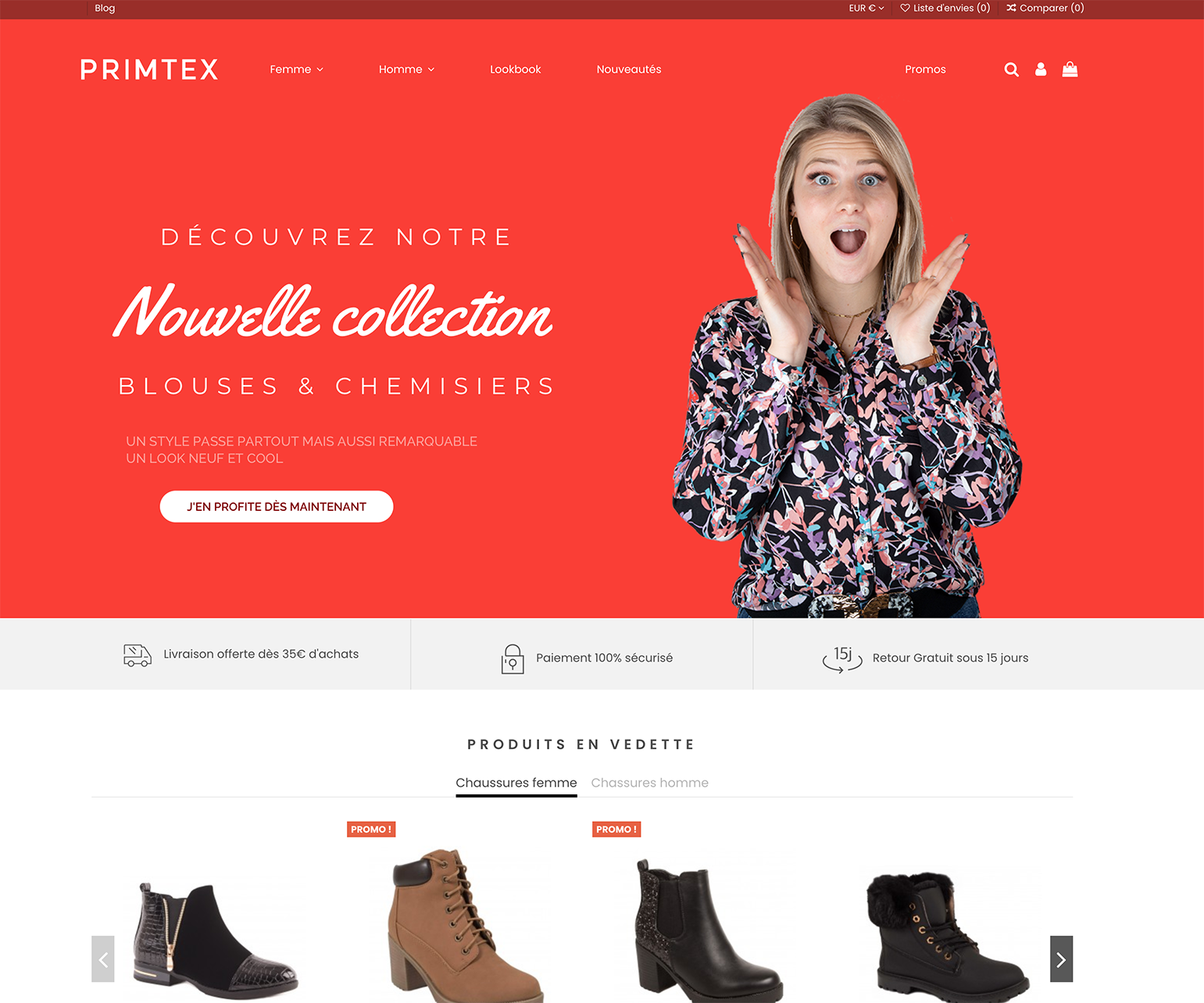 Site E-commerce PRIMTEX